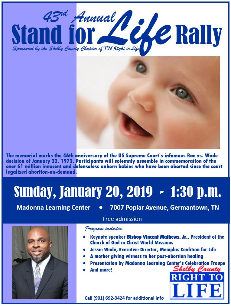 Shelby County Right To Life from our capitol to the nation's capitol